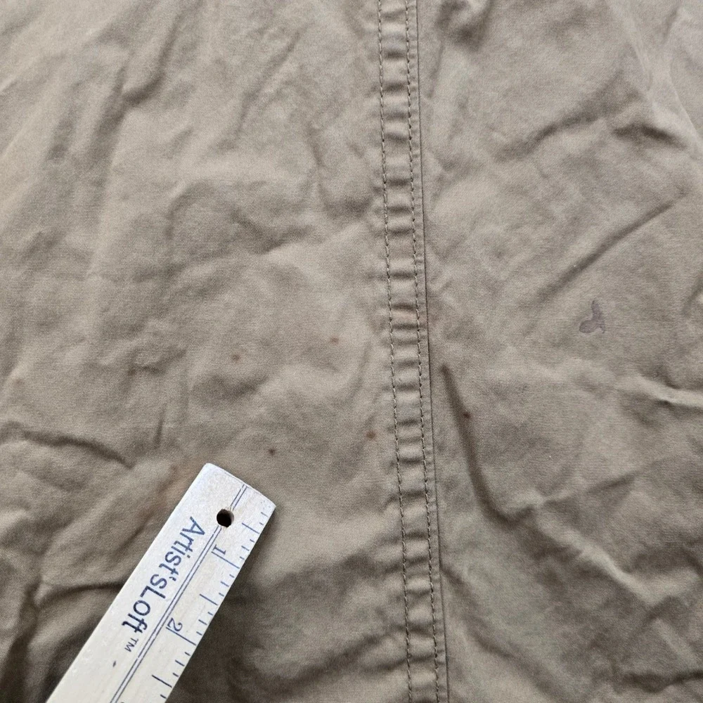 American Eagle Jacket Mens Medium Barn Coat Full Zip Utility Corduroy Collar Y2K